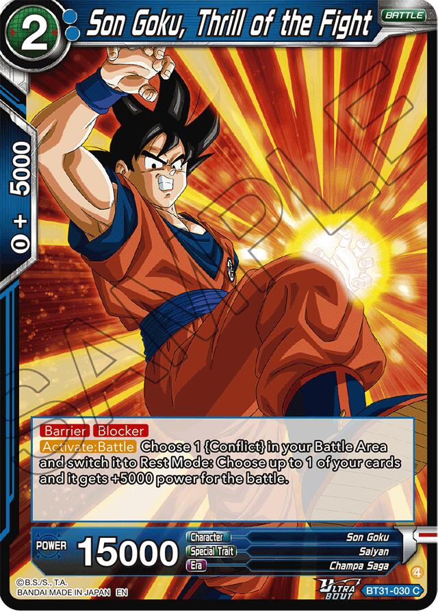 Son Goku, Thrill of the Fight (BT31-030) [Impact Beyond Dimensions] Parallel Foil