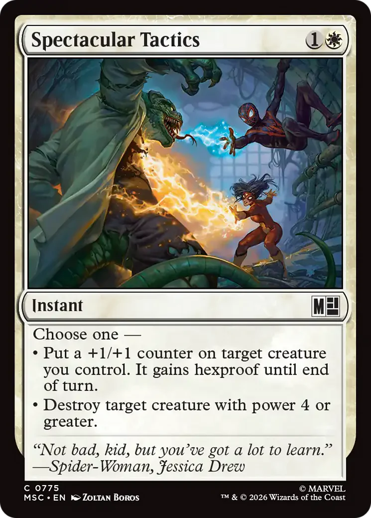 Spectacular Tactics [Marvel Super Heroes Commander] Foil