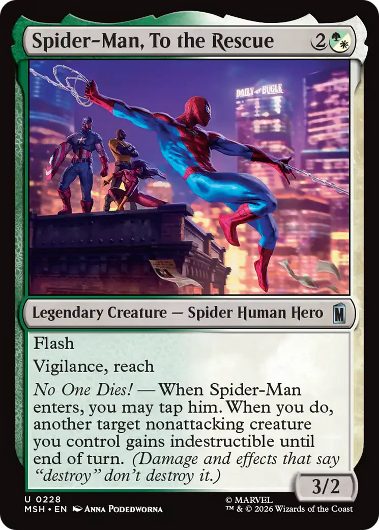 Spider-Man, To the Rescue [Marvel Super Heroes] Foil