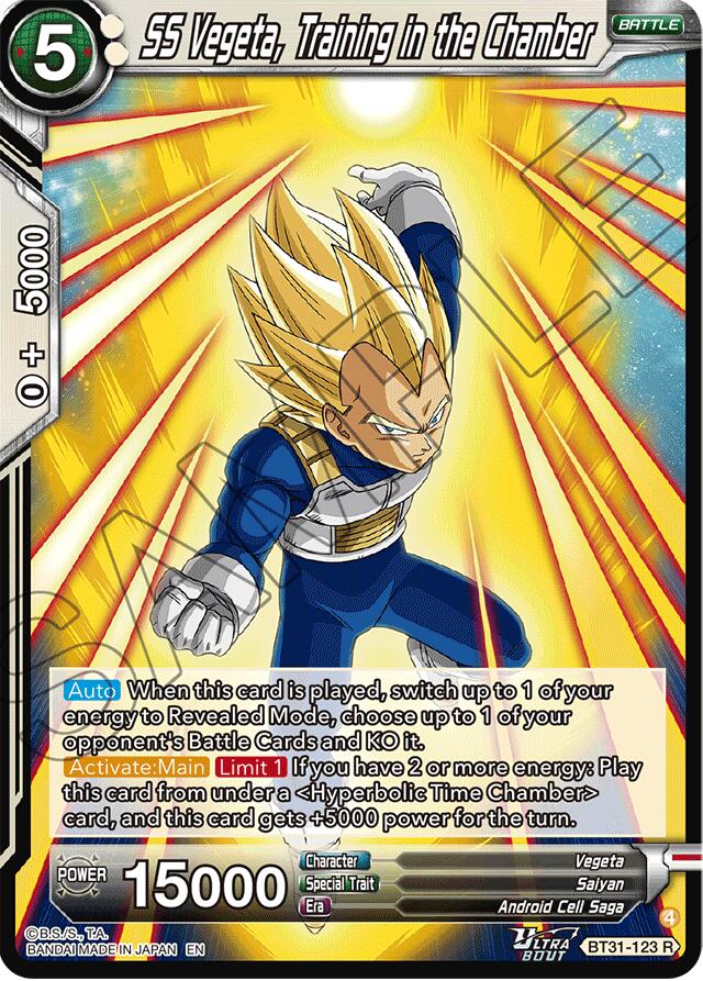 SS Vegeta, Training in the Chamber (BT31-123) [Impact Beyond Dimensions] Parallel Foil