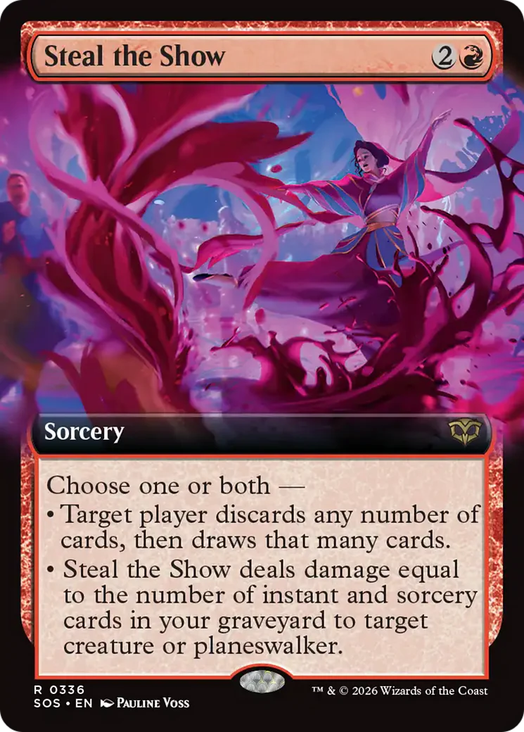 Steal the Show (Extended Art) [Secrets of Strixhaven] Foil