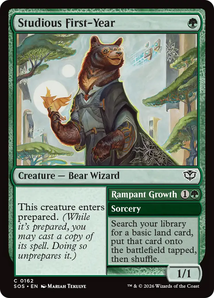 Studious First-Year [Secrets of Strixhaven] Foil