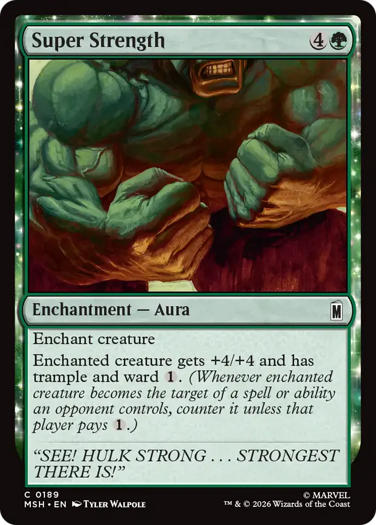Super Strength [Marvel Super Heroes] Foil