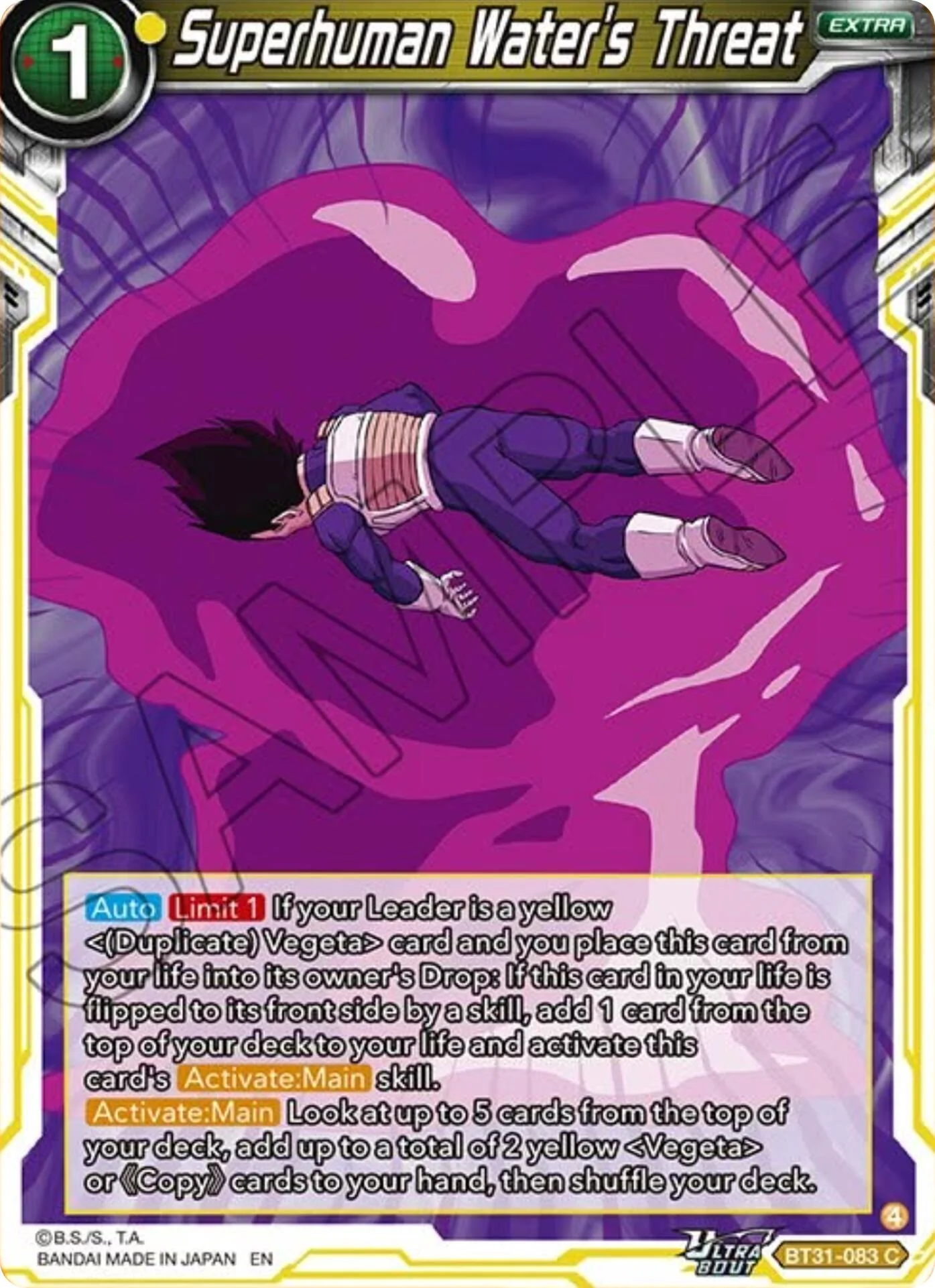 Superhuman Water's Threat (BT31-083) [Impact Beyond Dimensions] Parallel Foil