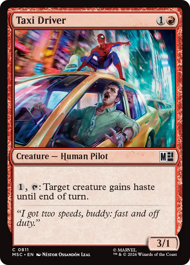 Taxi Driver [Marvel Super Heroes Commander] Foil