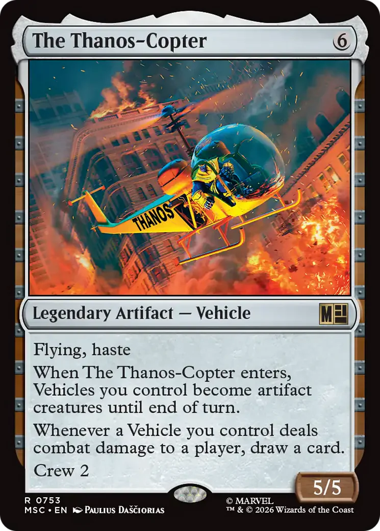 The Thanos-Copter [Marvel Super Heroes Commander] Foil