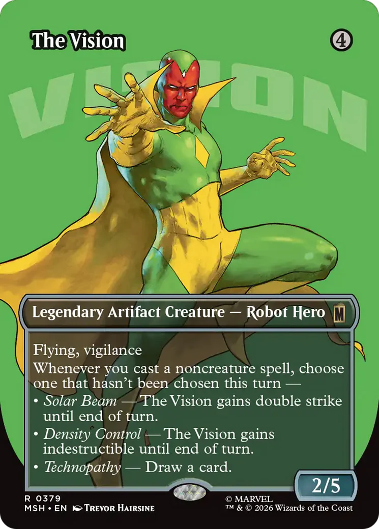 The Vision (Borderless) [Marvel Super Heroes] Foil