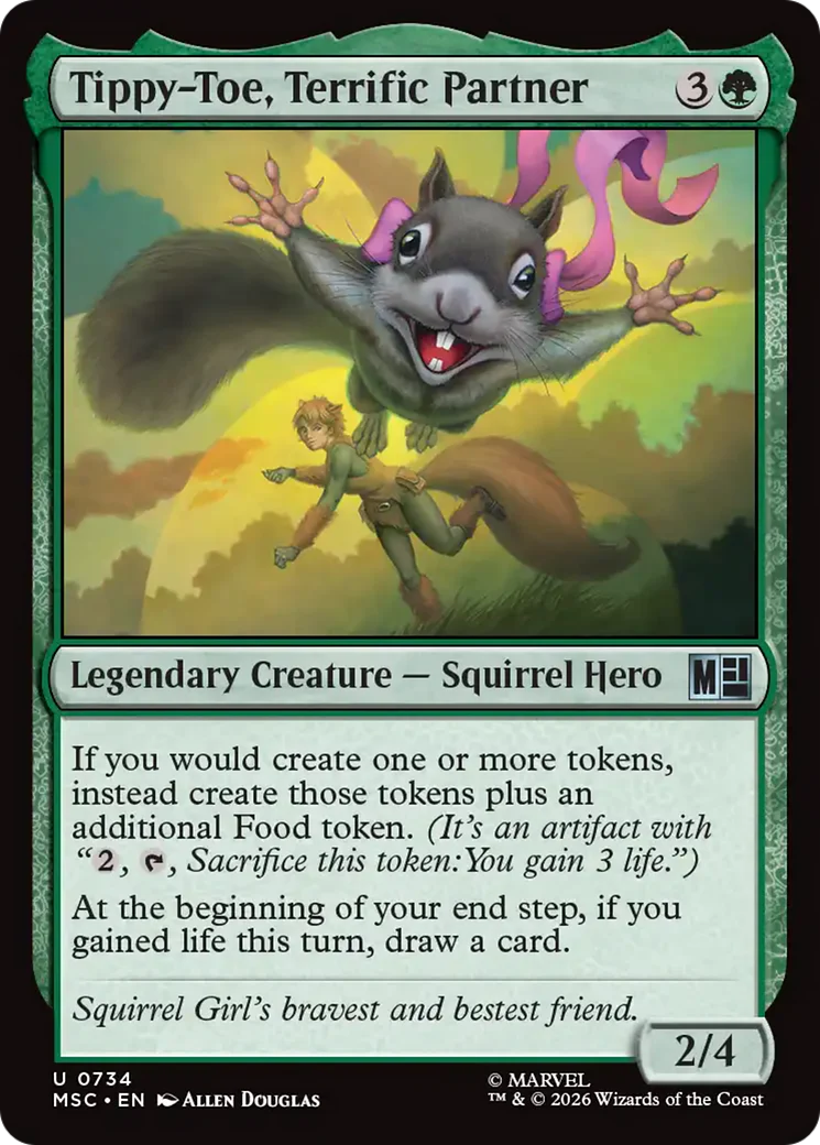 Tippy-Toe, Terrific Partner [Marvel Super Heroes Commander] Foil