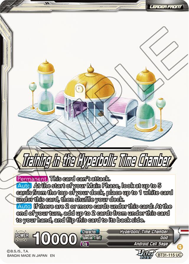 Training in the Hyperbolic Time Chamber // Completed Training in the Hyperbolic Time Chamber (BT31-115) [Impact Beyond Dimensions] Parallel Foil - Image 2
