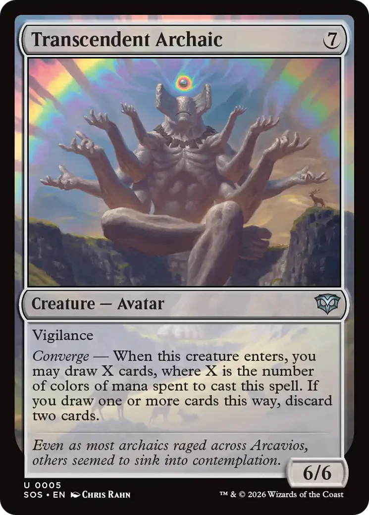 Transcendent Archaic [Secrets of Strixhaven] Foil