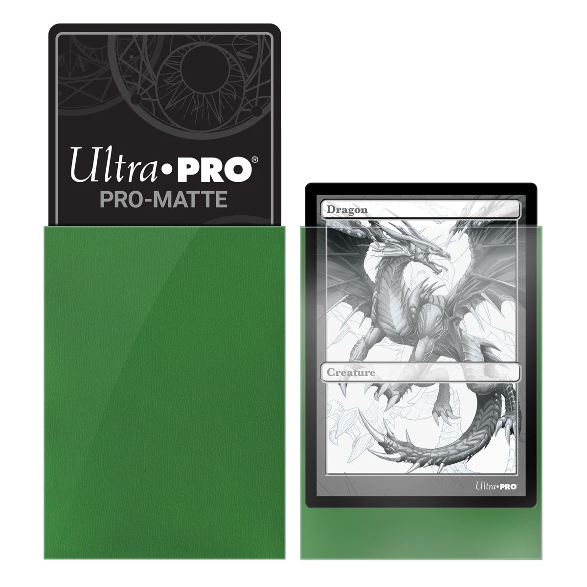 Ultra PRO: Standard 100ct Sleeves - PRO-Matte (Green) - Image 3