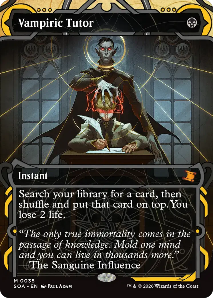 Vampiric Tutor [Secrets of Strixhaven: Mystical Archive] Foil