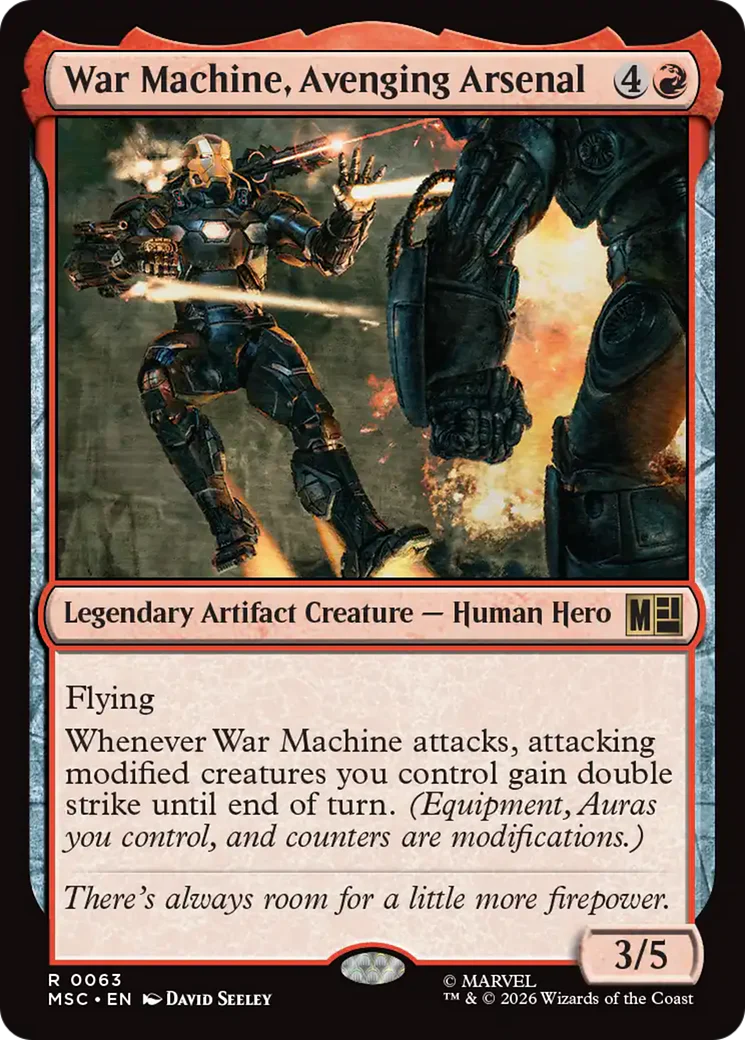 War Machine, Avenging Arsenal [Marvel Super Heroes Commander] Foil