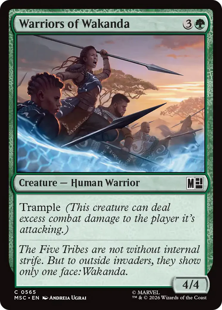 Warriors of Wakanda [Marvel Super Heroes Commander] Foil
