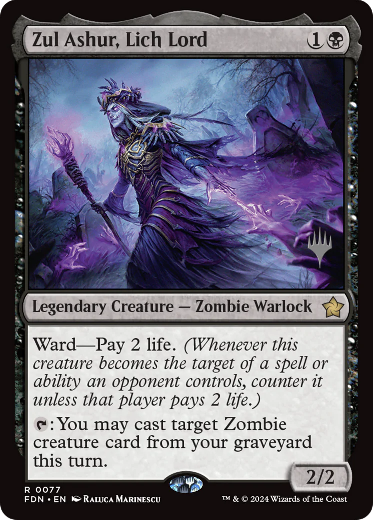 Zul Ashur, Lich Lord [Lorwyn Eclipsed Promos] Foil